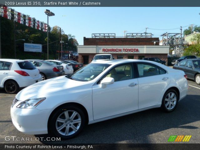2009 Lexus ES 350 in Starfire Pearl White