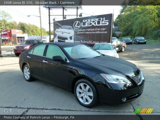 2008 Lexus ES 350 in Obsidian Black