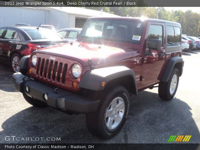 2012 Jeep Wrangler Sport S 4x4 in Deep Cherry Red Crystal Pearl