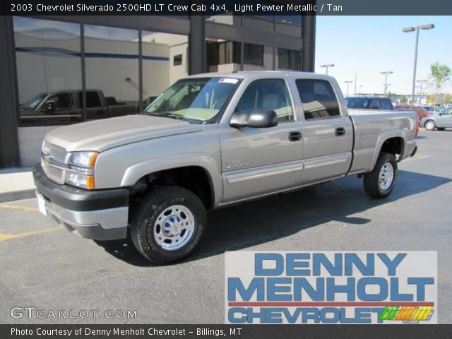 2003 Chevrolet Silverado 2500HD LT Crew Cab 4x4 in Light Pewter Metallic