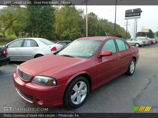 2006 Lincoln LS V8 in Vivid Red Metallic