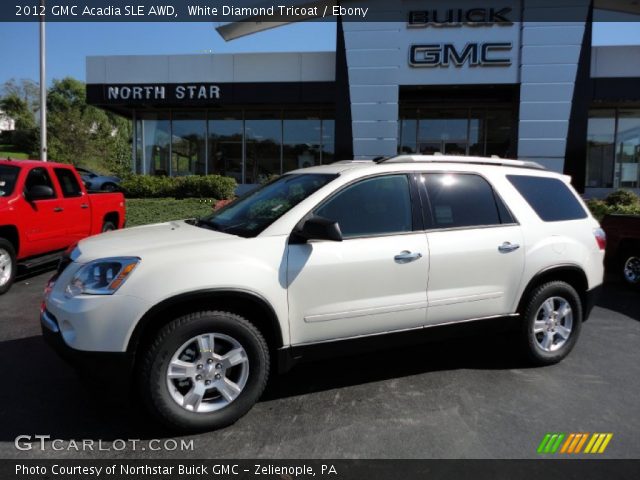 2012 GMC Acadia SLE AWD in White Diamond Tricoat
