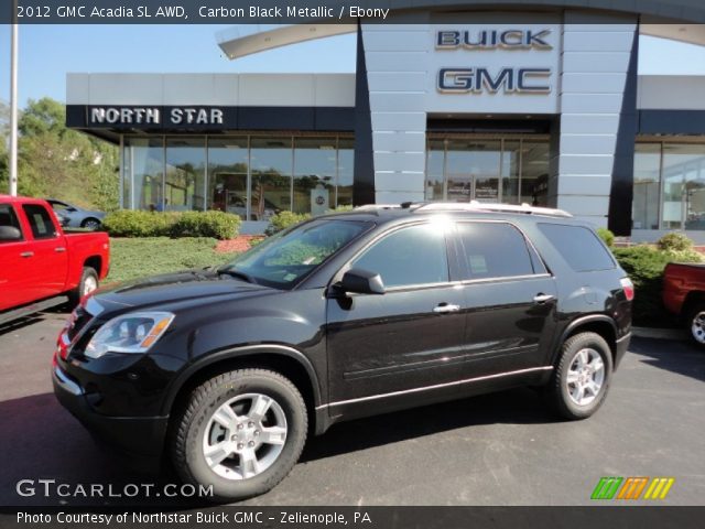 2012 GMC Acadia SL AWD in Carbon Black Metallic