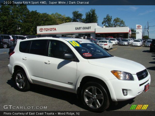 2010 Toyota RAV4 Sport 4WD in Super White