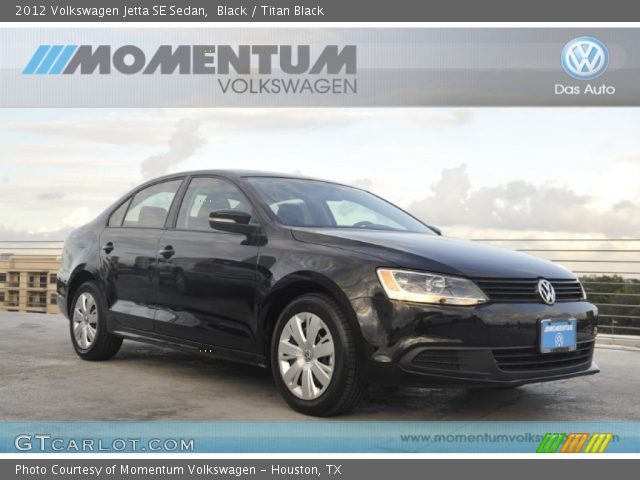 2012 Volkswagen Jetta SE Sedan in Black