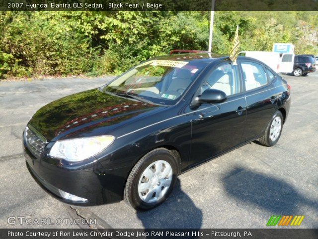 2007 Hyundai Elantra GLS Sedan in Black Pearl