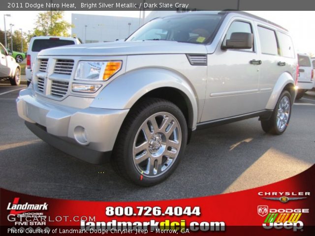 2011 Dodge Nitro Heat in Bright Silver Metallic