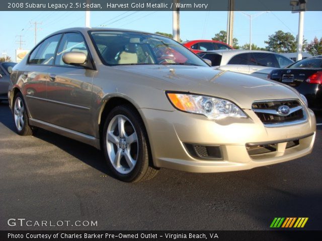 2008 Subaru Legacy 2.5i Sedan in Harvest Gold Metallic
