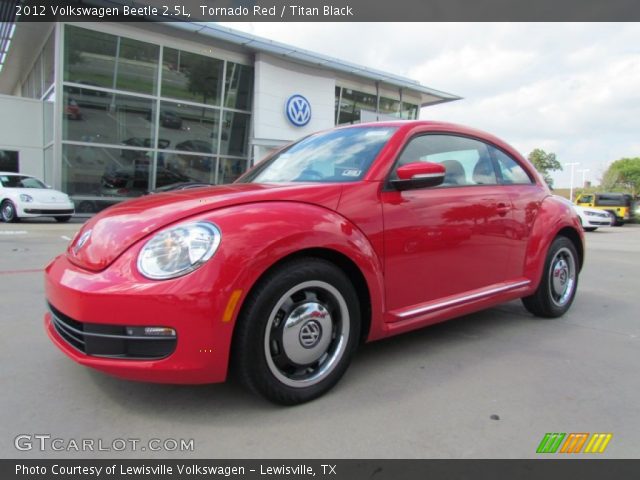 2012 Volkswagen Beetle 2.5L in Tornado Red