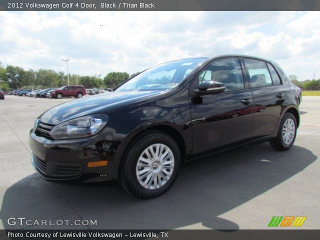 2012 Volkswagen Golf 4 Door in Black