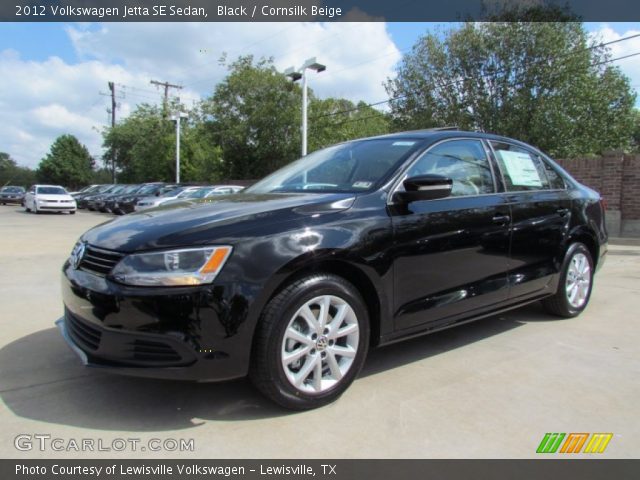 2012 Volkswagen Jetta SE Sedan in Black