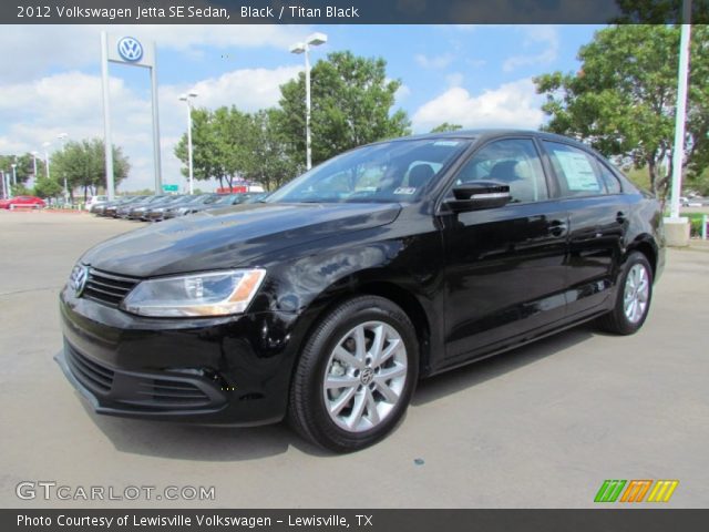 2012 Volkswagen Jetta SE Sedan in Black