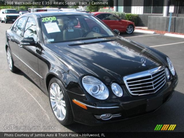 2008 Mercedes-Benz E 350 4Matic Sedan in Black