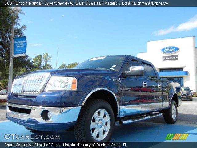 2007 Lincoln Mark LT SuperCrew 4x4 in Dark Blue Pearl Metallic