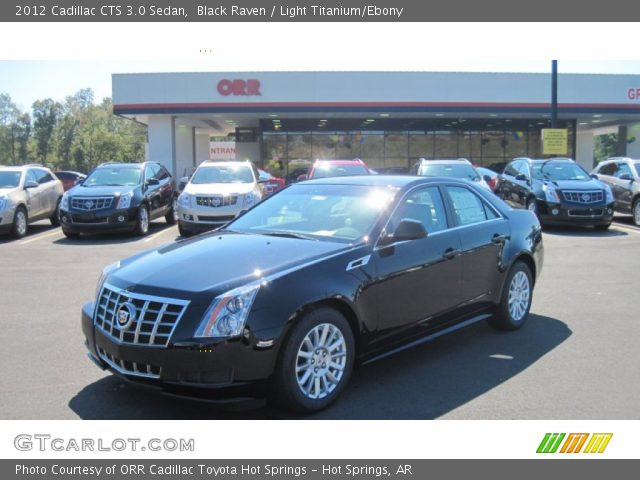 2012 Cadillac CTS 3.0 Sedan in Black Raven