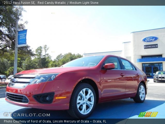2012 Ford Fusion SE in Red Candy Metallic