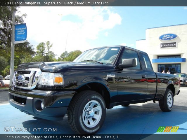 2011 Ford Ranger XLT SuperCab in Black