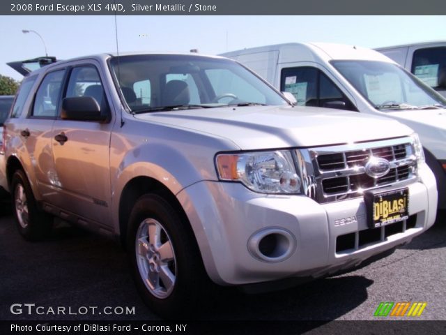 2008 Ford Escape XLS 4WD in Silver Metallic