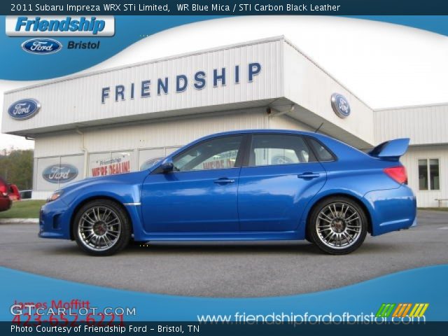 2011 Subaru Impreza WRX STi Limited in WR Blue Mica
