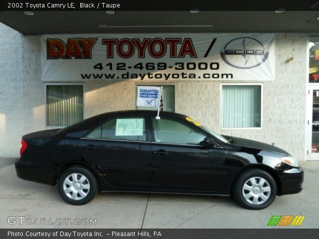 2002 Toyota Camry LE in Black