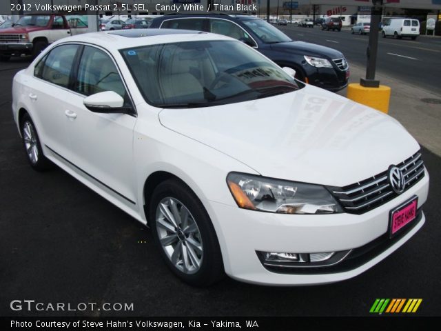 2012 Volkswagen Passat 2.5L SEL in Candy White