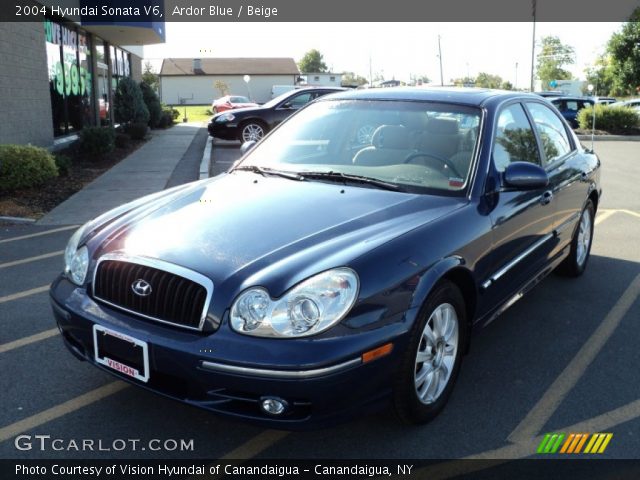 2004 Hyundai Sonata V6 in Ardor Blue