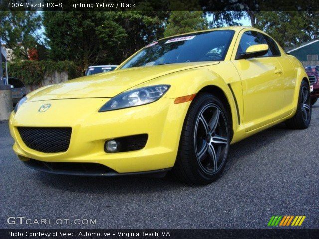 2004 Mazda RX-8  in Lightning Yellow