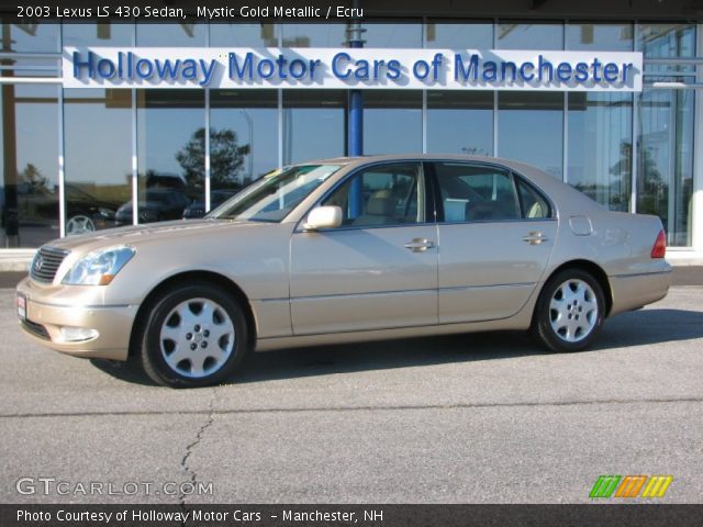 2003 Lexus LS 430 Sedan in Mystic Gold Metallic