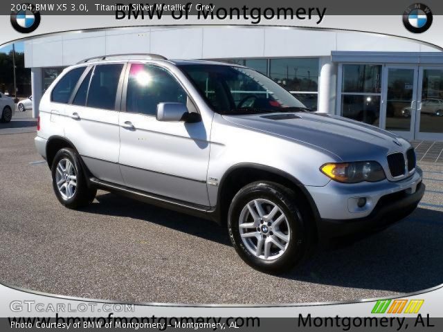 2004 BMW X5 3.0i in Titanium Silver Metallic