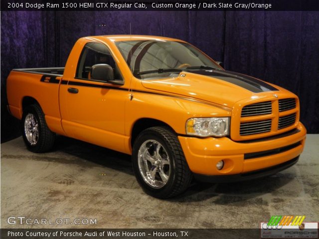 Custom Orange 2004 Dodge Ram 1500 Hemi Gtx Regular Cab