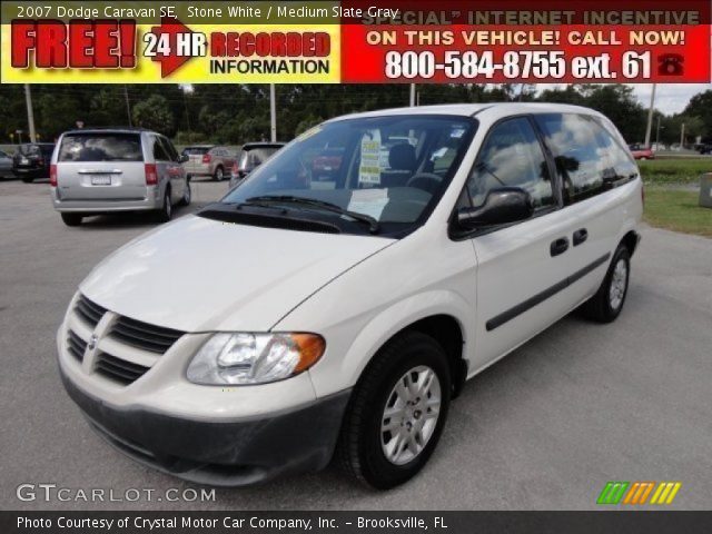 2007 Dodge Caravan SE in Stone White