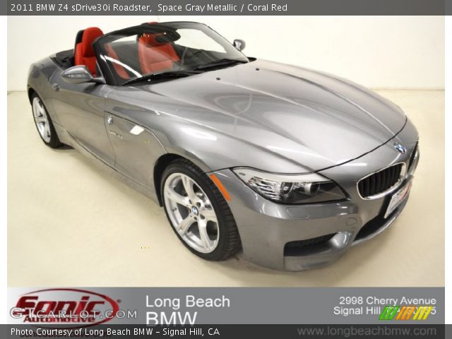 Bmw z4 space grey red interior
