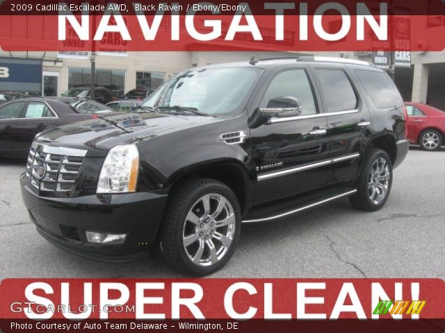 2009 Cadillac Escalade AWD in Black Raven