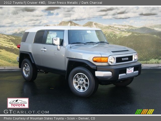 2012 Toyota FJ Cruiser 4WD in Silver Fresco Metallic