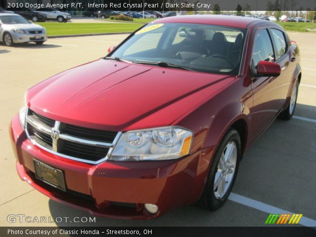2010 Dodge Avenger R/T in Inferno Red Crystal Pearl