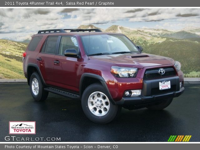2011 Toyota 4Runner Trail 4x4 in Salsa Red Pearl