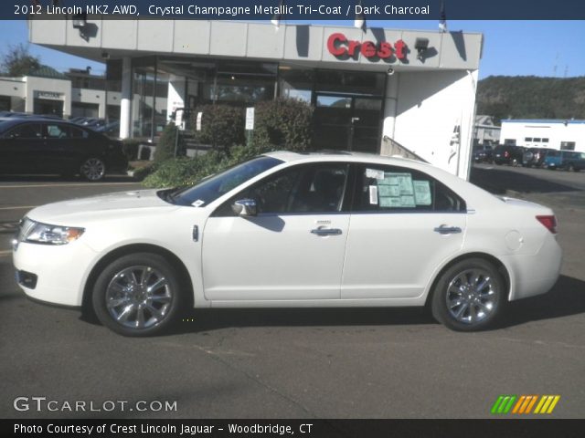 2012 Lincoln MKZ AWD in Crystal Champagne Metallic Tri-Coat
