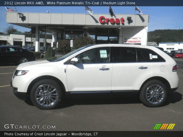 2012 Lincoln MKX AWD in White Platinum Metallic Tri-Coat