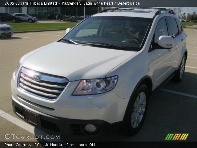 2009 Subaru Tribeca Limited 7 Passenger in Satin White Pearl