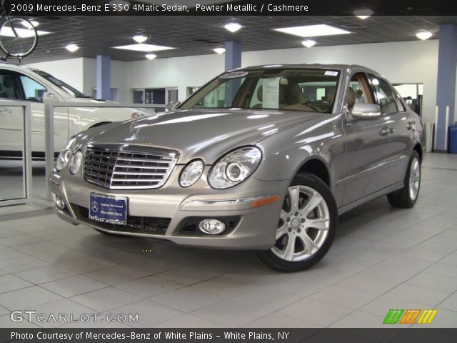 2009 Mercedes-Benz E 350 4Matic Sedan in Pewter Metallic