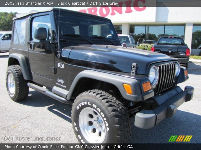 2003 Jeep Wrangler X 4x4 in Black Clearcoat