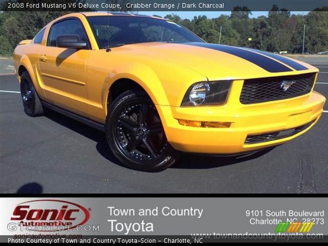 2008 Ford Mustang V6 Deluxe Coupe in Grabber Orange