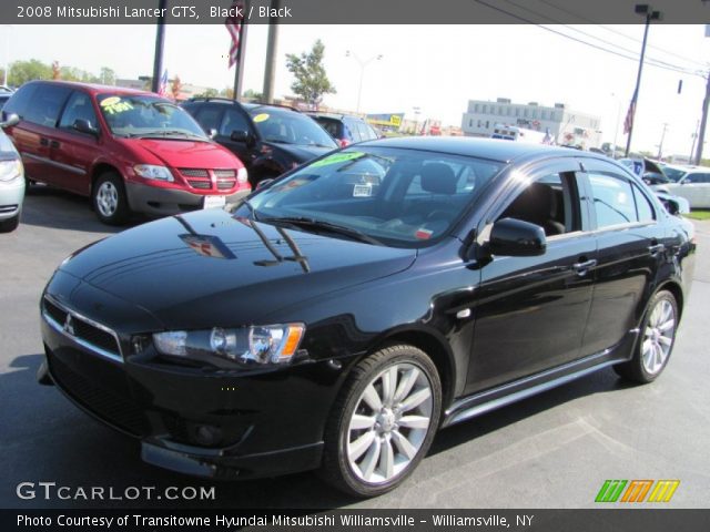2008 Mitsubishi Lancer GTS in Black