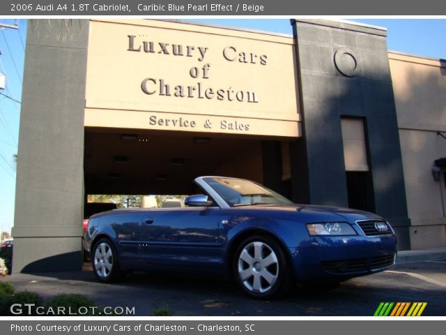2006 Audi A4 1.8T Cabriolet in Caribic Blue Pearl Effect