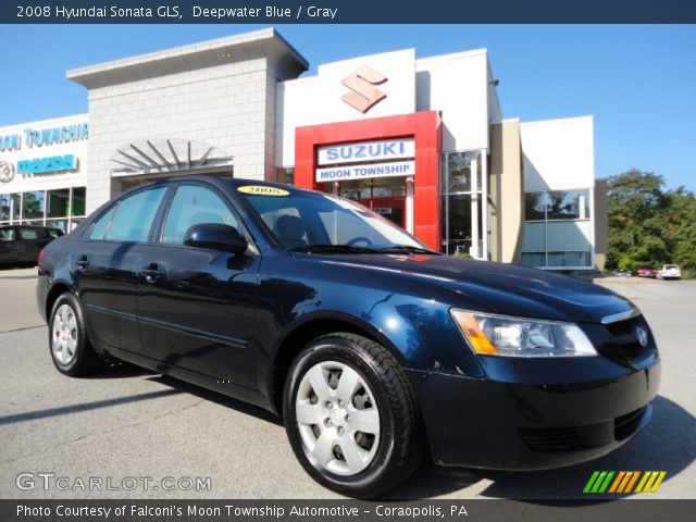 2008 Hyundai Sonata GLS in Deepwater Blue