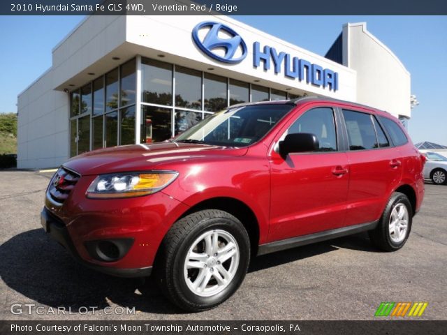 2010 Hyundai Santa Fe GLS 4WD in Venetian Red
