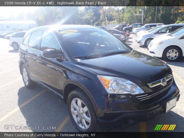 2008 Honda CR-V EX-L 4WD in Nighthawk Black Pearl