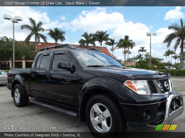 2007 Nissan Frontier LE Crew Cab in Super Black