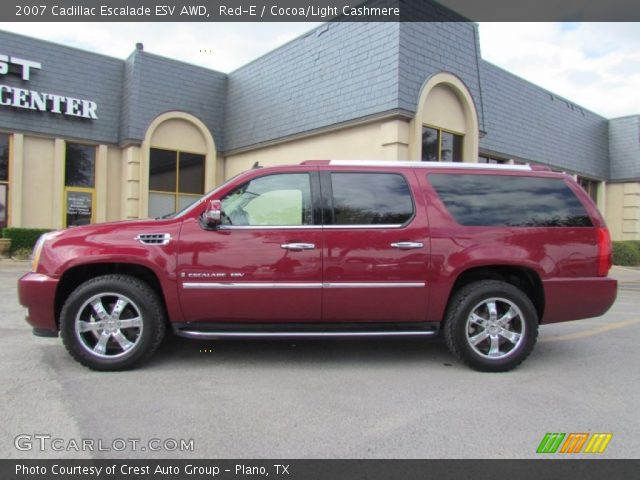 2007 Cadillac Escalade ESV AWD in Red-E