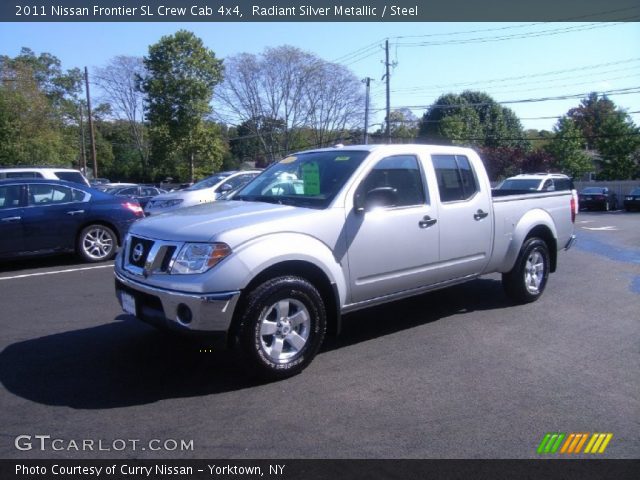 2011 Nissan Frontier SL Crew Cab 4x4 in Radiant Silver Metallic